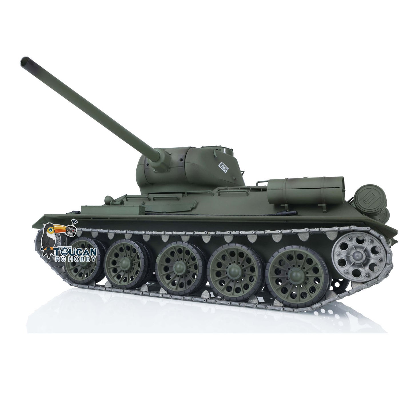 Henglong 1/16 TK7.0 Promotion Soviet T34-85 RTR RC Tank 3909 with 360 Degrees Turret BB Infrared Combat Smoke Metal Sprockets Idlers Wheels