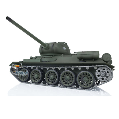 Henglong 1/16 TK7.0 Promotion Soviet T34-85 RTR RC Tank 3909 with 360 Degrees Turret BB Infrared Combat Smoke Metal Sprockets Idlers Wheels