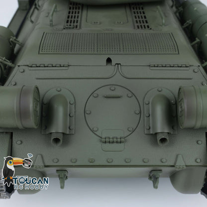 Henglong 1/16 Scale 7.0 Upgraded Soviet T34-85 3909 RTR RC Tank BB Infrared Combat Smoke Unit Metal Tracks Drive Idler Wheels