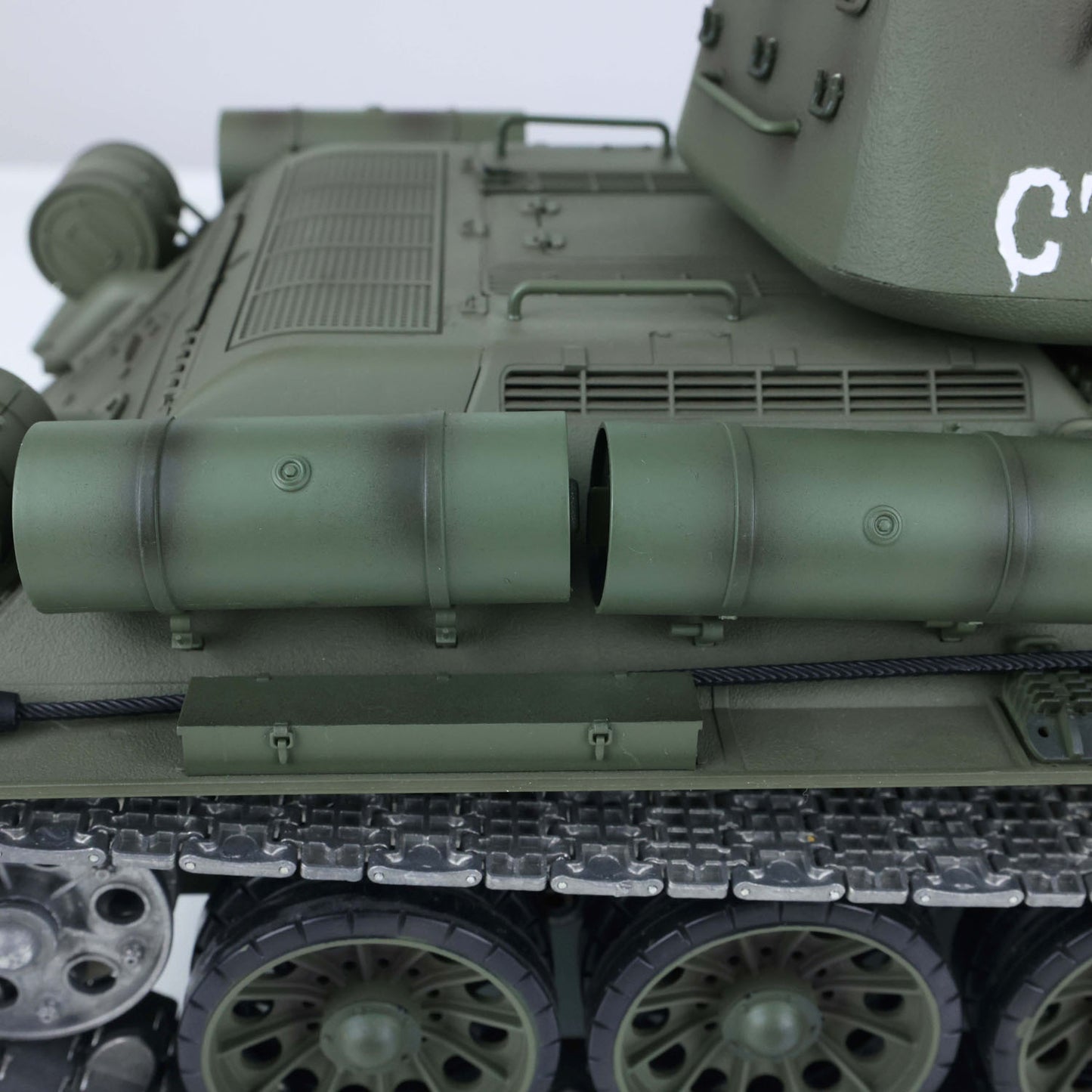 US Stock 2.4Ghz Henglong 1/16 Scale 7.0 Upgraded Soviet T34/85 3909 RTR RC Tank Model BB Infrared Metal Barrel Tracks Drive Idler Wheels