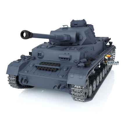 Henglong 1/16 Snow 7.0 Customized Panzer IV F2 RTR RC Tank 3859 Metal Driving Idler Wheels 360 Degree Turret Rotation Infrared Combating
