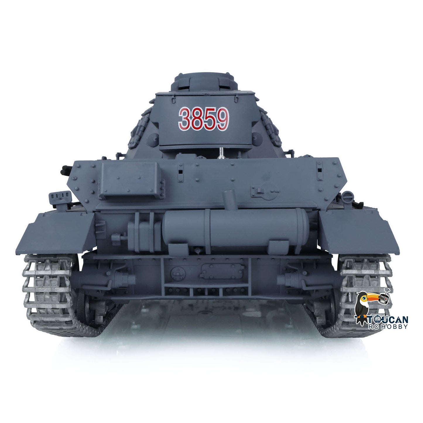 Henglong 1/16 Snow 7.0 Customized Panzer IV F2 RTR RC Tank 3859 Metal Driving Idler Wheels 360 Degree Turret Rotation Infrared Combating