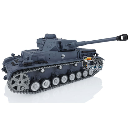 Henglong 1/16 7.0 FPV Customized Panzer IV F2/Panzer IV F RTR RC Tank 3859 Metal Track Driving Wheel 360 Degree Turret Rotation Infrared Combating System