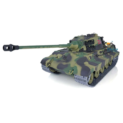 Henglong 2.4G 1/16 7.0 German King Tiger 3888A/German Leopard2A6 3889 RC Tank Metal Track Barrel Recoil Infrared Combating System