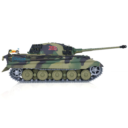 Henglong 1/16 TK7.0 Promotion German King Tiger Henschel RTR RC Tank 3888A 360 Degrees Turret Smoke BB IR Metal Barrel Tracks Sprockets Idlers Wheels Gearbox