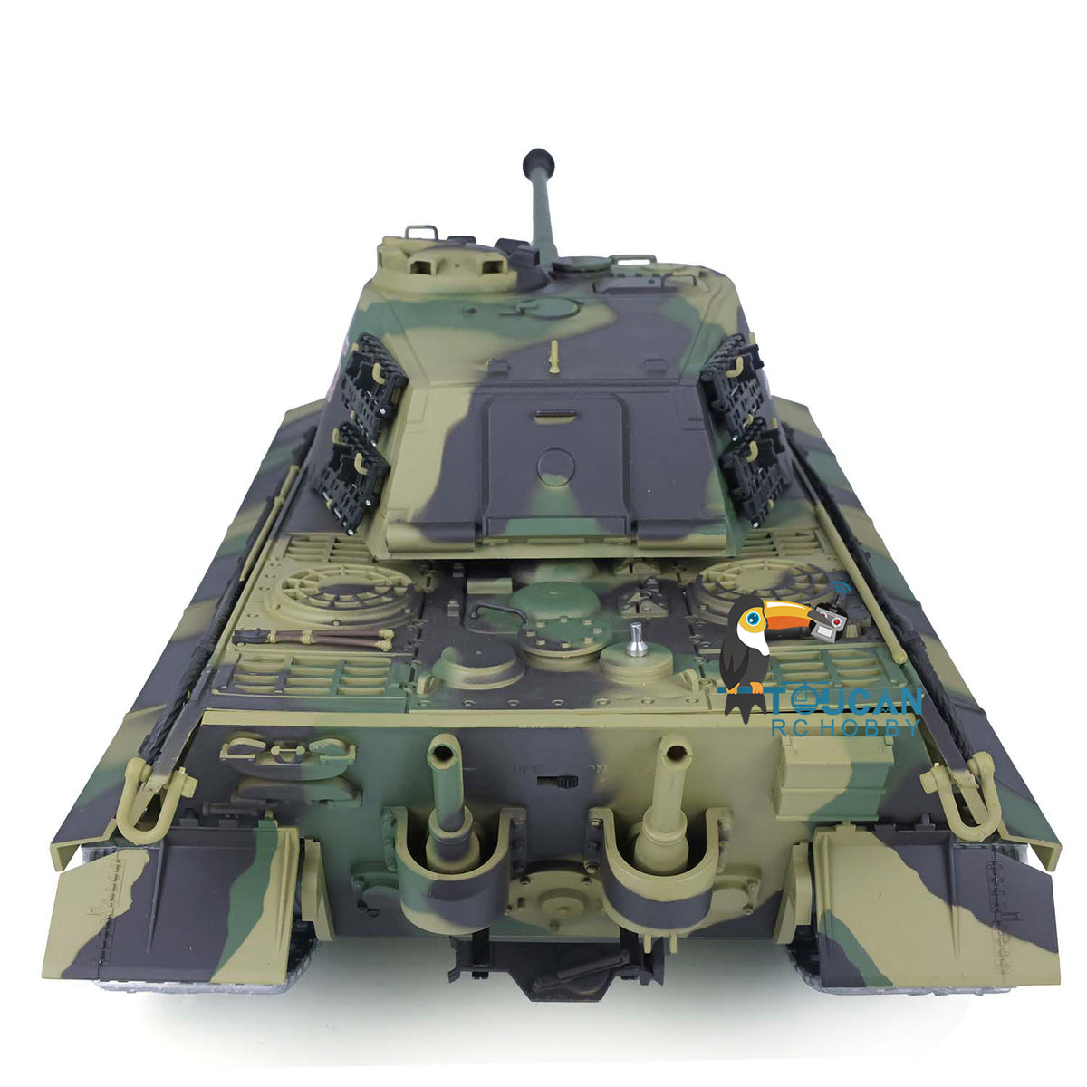 Henglong 1/16 7.0 Upgraded King Tiger 3888A RTR RC Tank with BB Infrared Combat Smoke