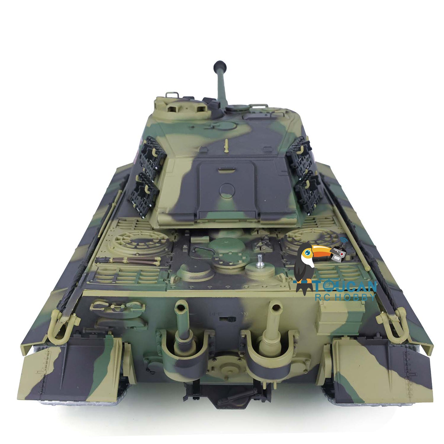Henglong 1/16 TK7.0 Promotion German King Tiger Henschel RTR RC Tank 3888A 360 Degrees Turret Smoke BB IR Metal Barrel Tracks Sprockets Idlers Wheels Gearbox