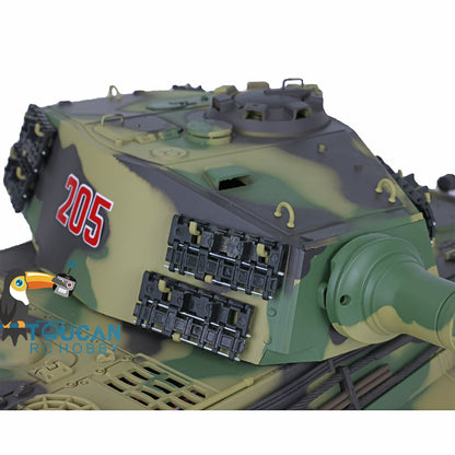 Henglong 1/16 TK7.0 Promotion German King Tiger Henschel RTR RC Tank 3888A 360 Degrees Turret Smoke BB IR Metal Barrel Tracks Sprockets Idlers Wheels Gearbox