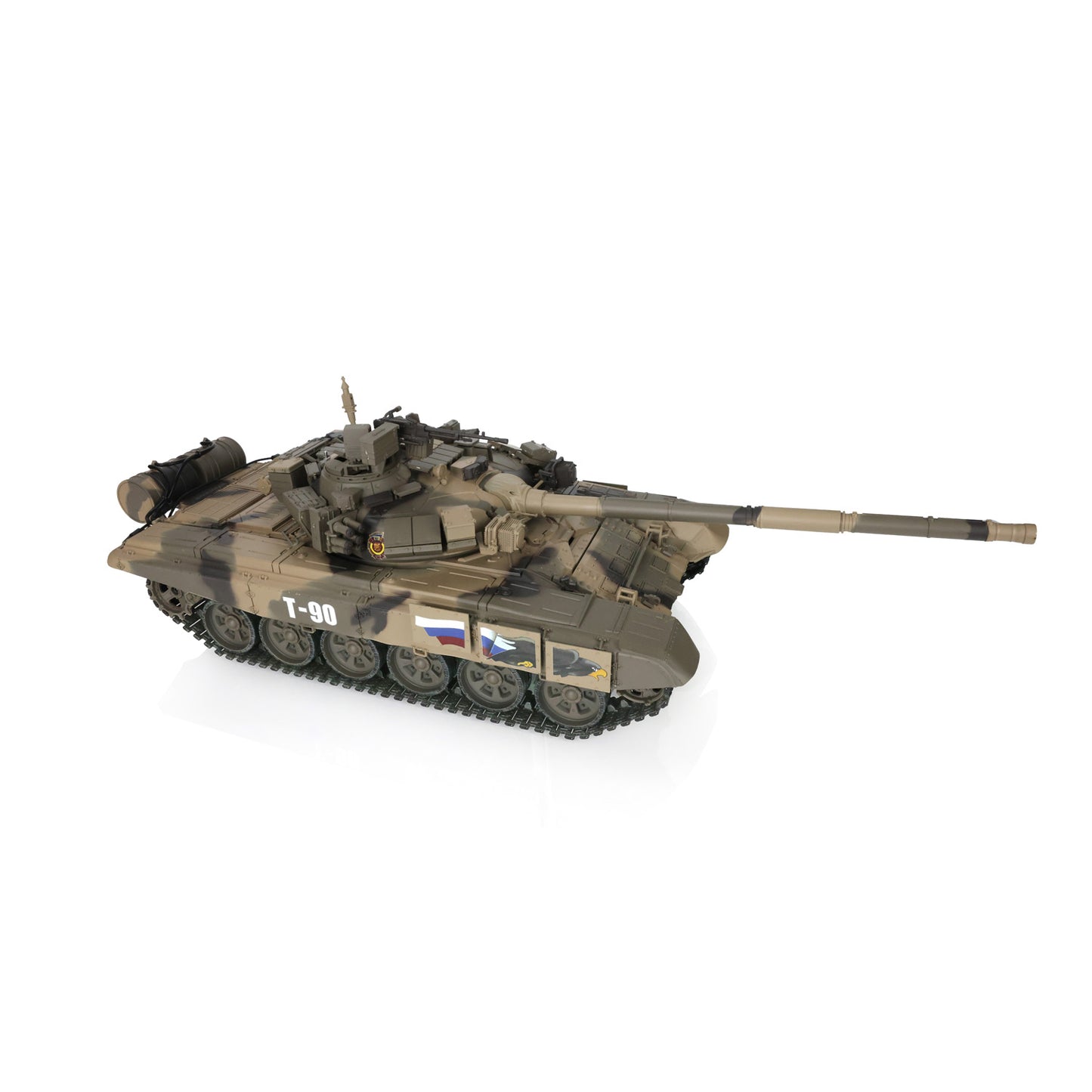 US Stock Henglong 2.4Ghz 1/16 Scale 7.0 Plastic 3938 Russian T90 RTR RC Tank Model IR BB Sounds Lights Smoke