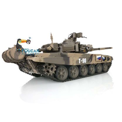 Henglong TK7.0 1/16 Plastic Russion T90 RTR RC Tank 3938 FPV 360 Degrees Turret BB IR Smoke Sounds Lights Metal Steel Driving Gearbox