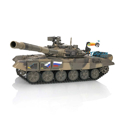 Henglong TK7.0 1/16 Plastic Russion T90 RTR RC Tank 3938 FPV 360 Degrees Turret BB IR Smoke Sounds Lights Metal Steel Driving Gearbox