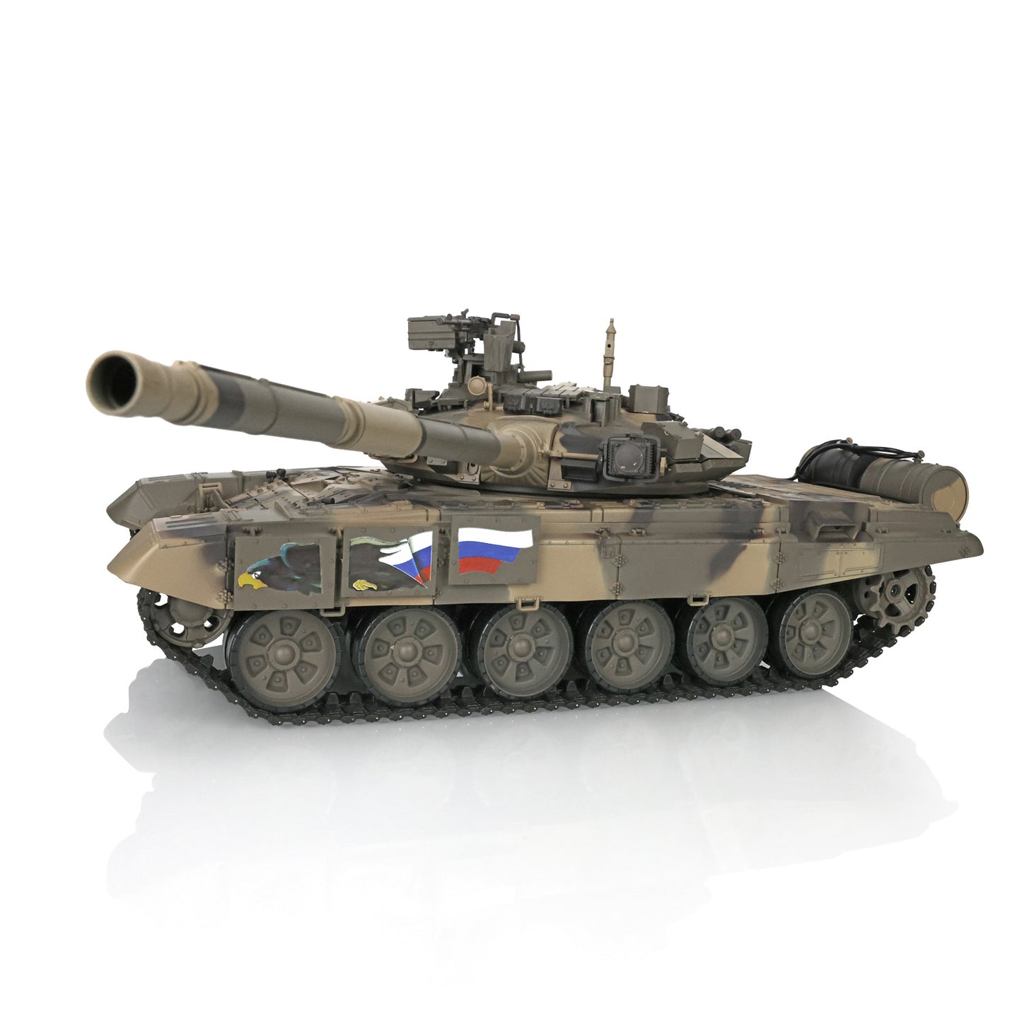 US Stock Henglong 2.4Ghz 1/16 Scale 7.0 Plastic 3938 Russian T90 RTR RC Tank Model IR BB Sounds Lights Smoke