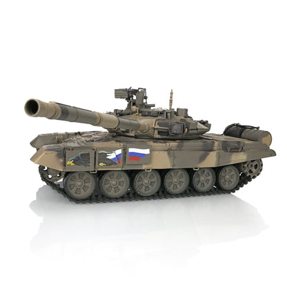 US Stock Henglong 2.4Ghz 1/16 Scale 7.0 Plastic 3938 Russian T90 RTR RC Tank Model IR BB Sounds Lights Smoke