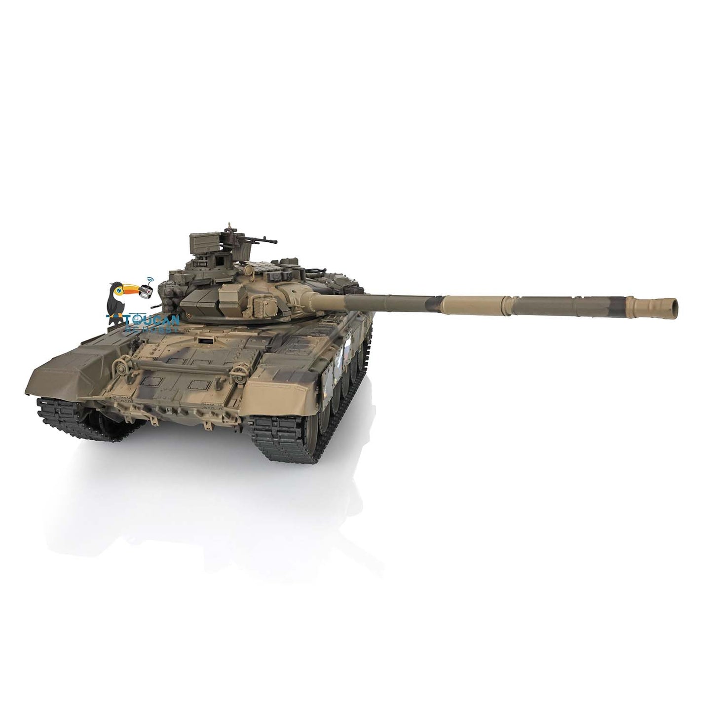 Henglong TK7.0 1/16 Plastic Russion T90 RTR RC Tank 3938 FPV 360 Degrees Turret BB IR Smoke Sounds Lights Metal Steel Driving Gearbox