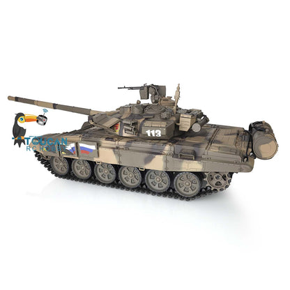 Henglong TK7.0 1/16 Plastic Russion T90 RTR RC Tank 3938 FPV 360 Degrees Turret BB IR Smoke Sounds Lights Metal Steel Driving Gearbox