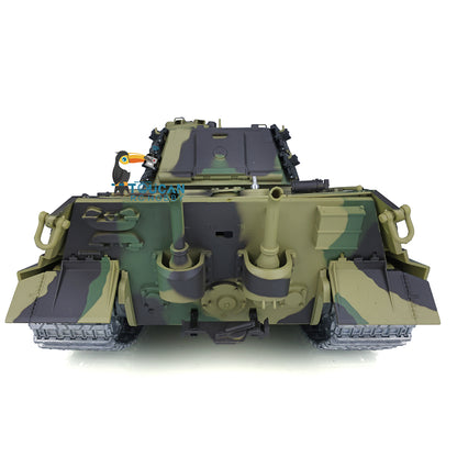 Fast Free Shipping for EU Henglong 1/16 7.0 Customized King Tiger Remote Control Tank 3888A Metal Wheels Barrel Recoil
