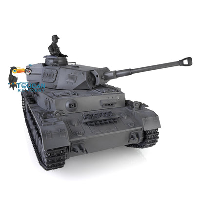 2.4G Henglong 1/16 7.0 Plastic German Panzer IV F2 RTR RC Tank Radio Control Model 3859 Infrared Combating System Metal Barrel
