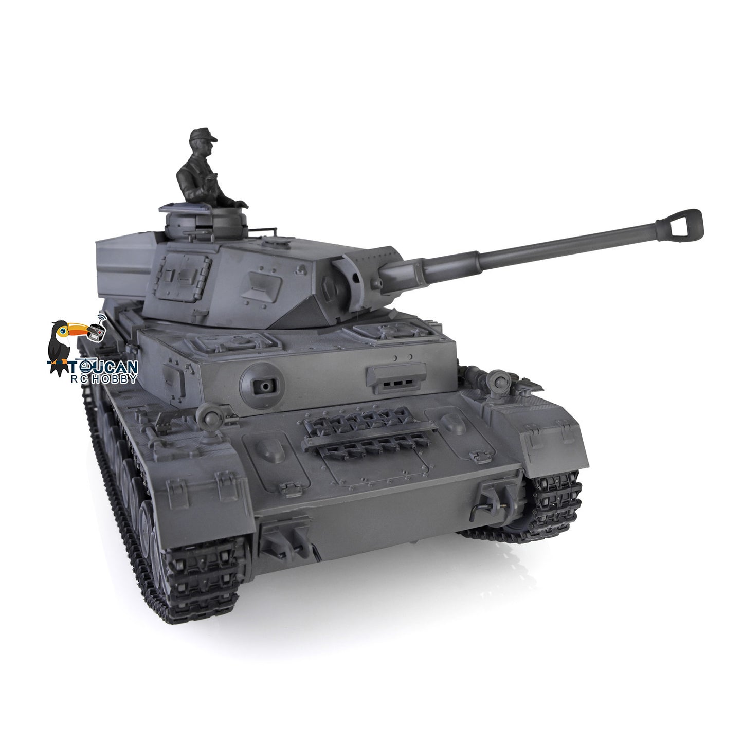 Henglong 1/16 Snow 7.0 Customized Panzer IV F2 RTR RC Tank 3859 Metal Driving Idler Wheels 360 Degree Turret Rotation Infrared Combating