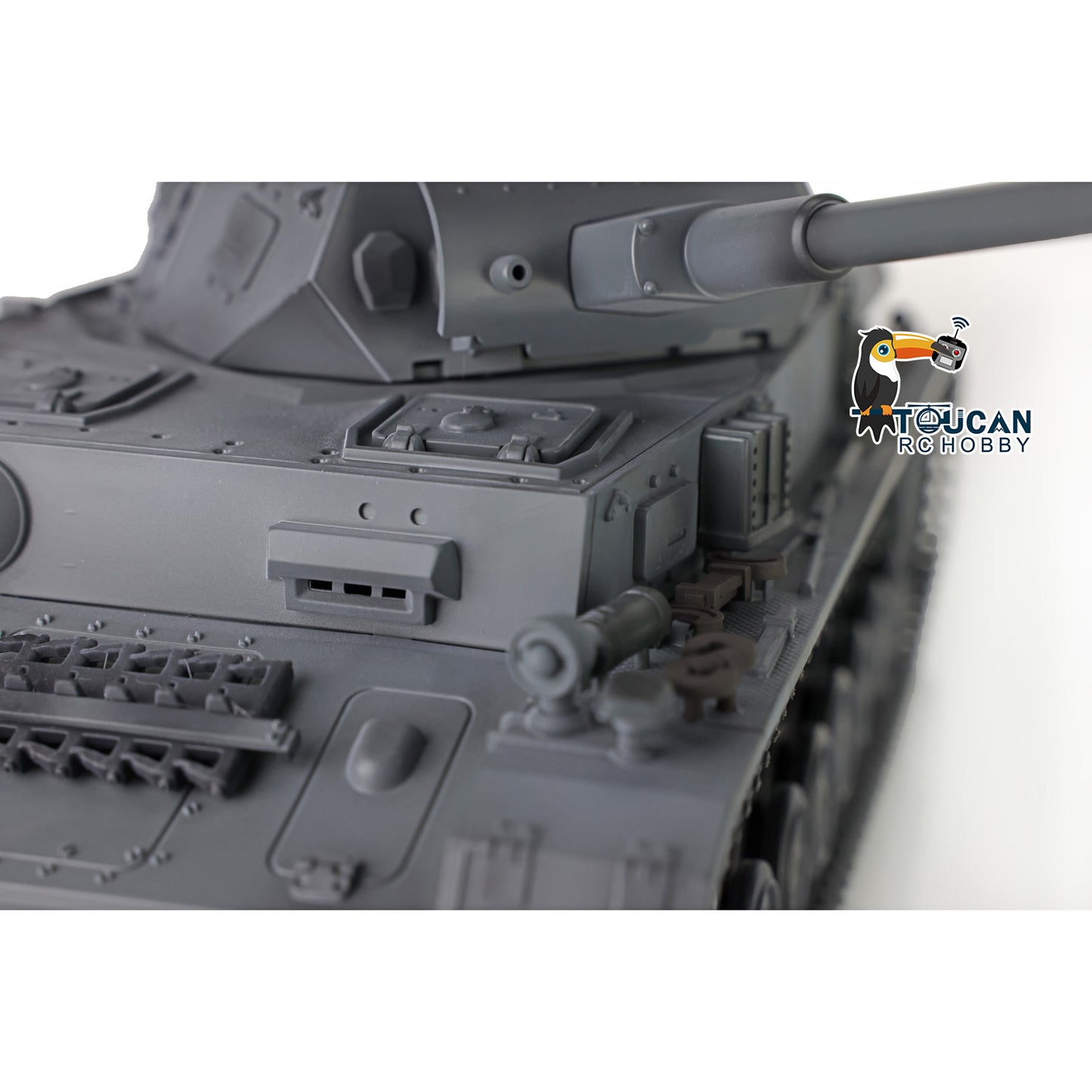 2.4G Henglong 1/16 7.0 Plastic German Panzer IV F2 RTR RC Tank Radio Control Model 3859 Infrared Combating System Metal Barrel