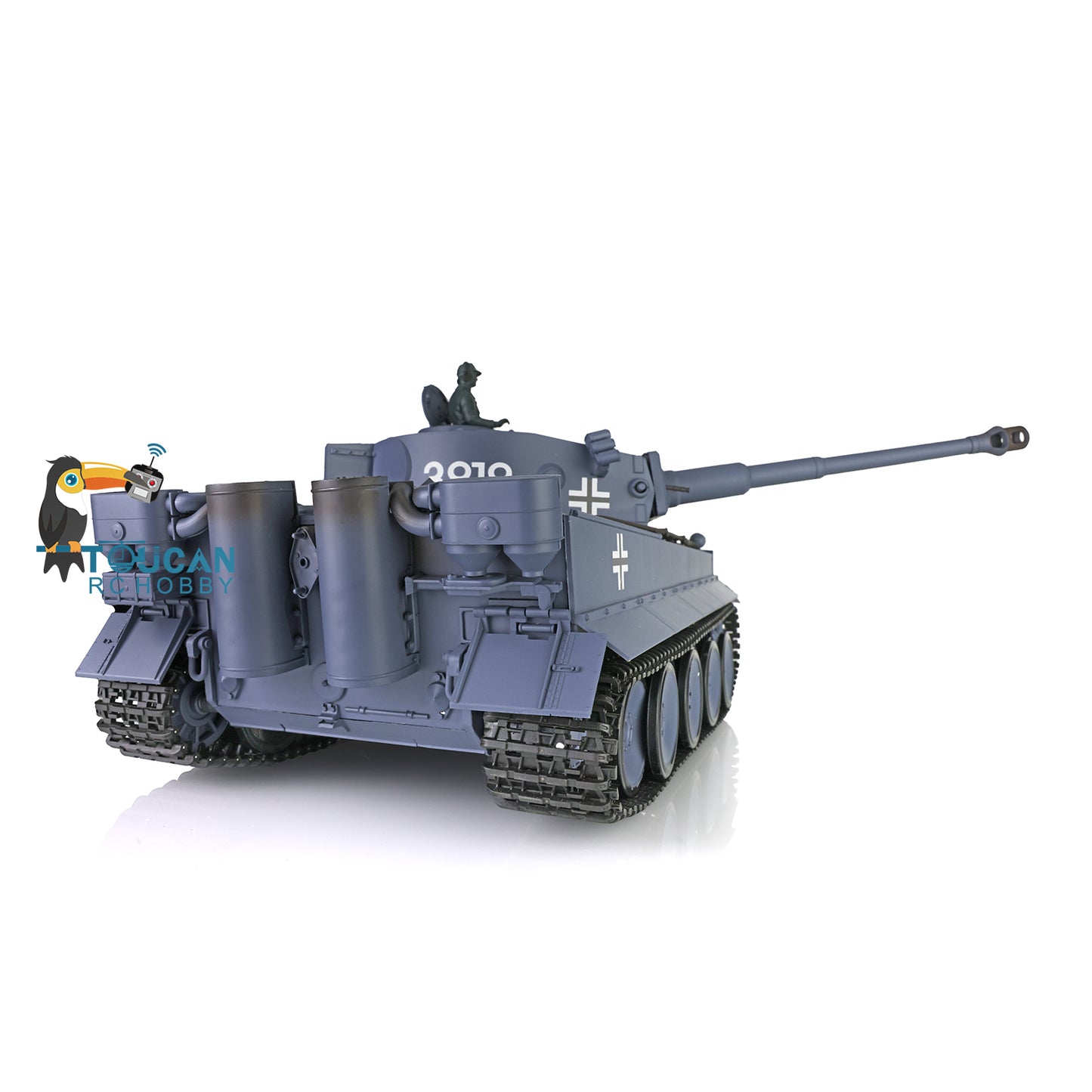 Henglong 1/16 7.0 Plastic Tiger I RTR RC Tank Radio Control Military Vehicle 3818 W Infrared Combating System
