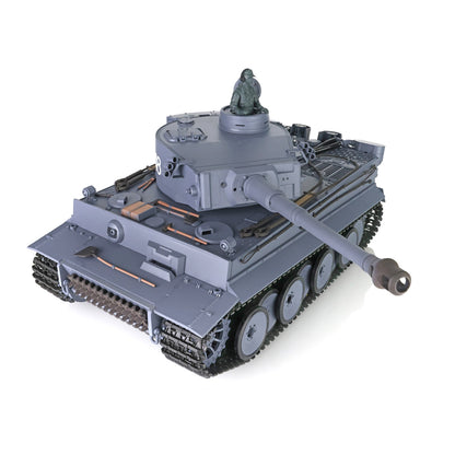 2.4Ghz Henglong 1/16 7.0 Plastic German Tiger I 3818/German Panther V 3819 RTR RC Tank 360 Degree Turret Rotation Infrared Combating System