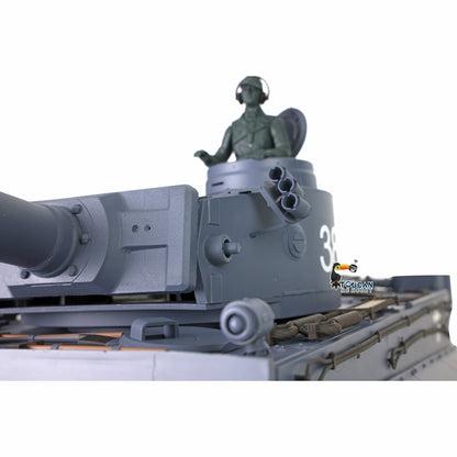 Henglong 1/16 7.0 Plastic Tiger I RC Tank 3818 W/ Metal Steel Gearbox Barrel Recoil 360 Degree Turret Rotation Infrared Combating System