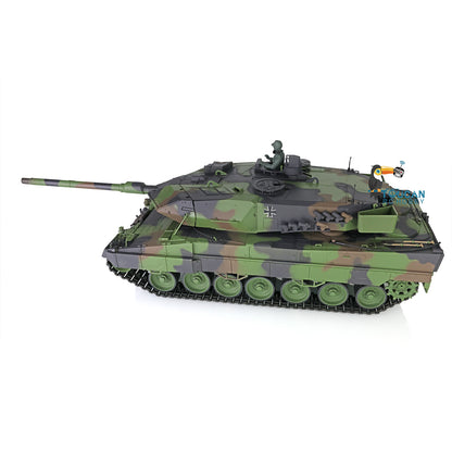 Henglong 1/16 7.0 Plastic Leopard2A6 RC Tank 3889 W/Soviet Union KV-2 3849 360 Degree Turret Rotation Barrel Recoil Infrared Combating System