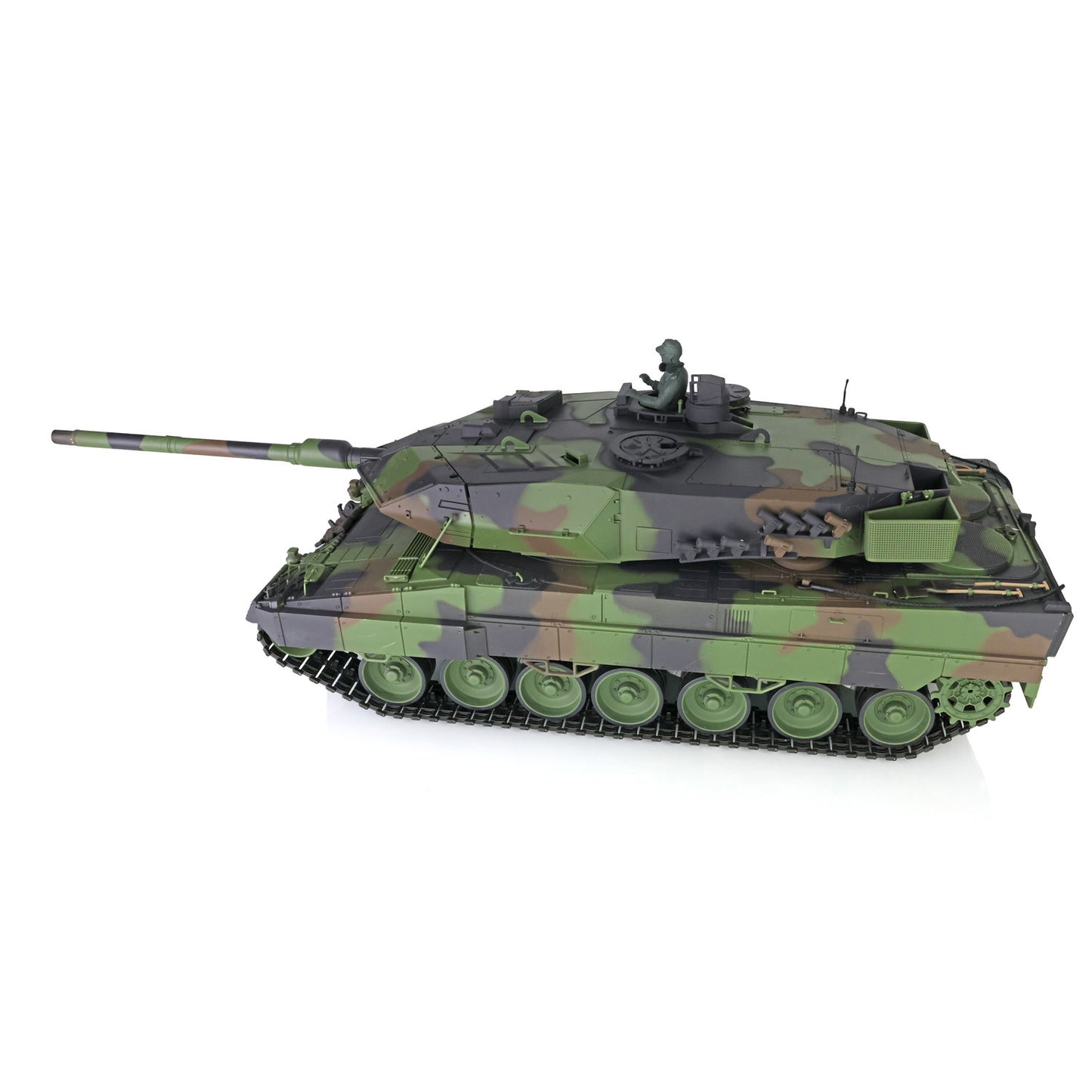 Henglong 1/16 7.0 Plastic M1A2 Abrams 3918 Leopard2A6 3889 RTR RC Tank BB Infrared Combat Smoke Barrel Recoil Sound Light System