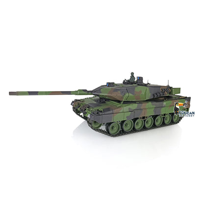 Henglong 1/16 TK7.0 Plastic German Leopard2A6 RTR RC Tank 3889 with 360 Degrees Turret Barrel Recoil BB Infrared Combat Smoke