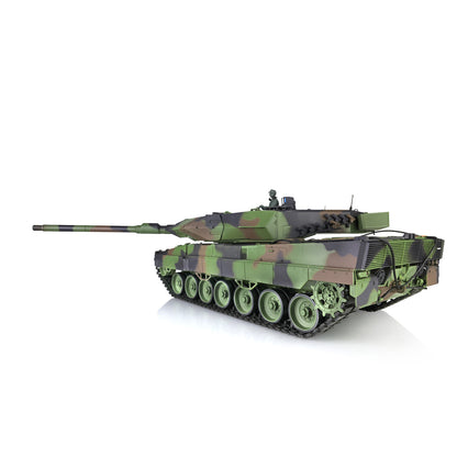 Henglong 1/16 7.0 Plastic M1A2 Abrams 3918 Leopard2A6 3889 RTR RC Tank BB Infrared Combat Smoke Barrel Recoil Sound Light System