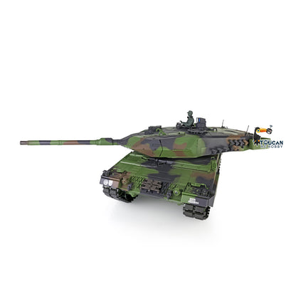 Henglong 1/16 TK7.0 Plastic 3889 Leopard2A6 RTR RC Tank with 360 Degrees Turret Smoke Sound Light BB Infrared Combat Metal Barrel