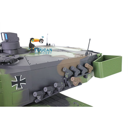 Henglong 1/16 7.0 Plastic Leopard2A6 RC Tank 3889 W/Soviet Union KV-2 3849 360 Degree Turret Rotation Barrel Recoil Infrared Combating System