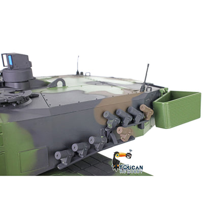 Henglong 1/16 TK7.0 Plastic German Leopard2A6 RTR RC Tank 3889 with 360 Degrees Turret Barrel Recoil BB Infrared Combat Smoke
