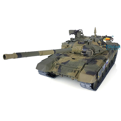 Henglong 1/16 7.0 Upgraded Russia T90 3938 RTR RC Tank Model BB IR 360 Degree Turret Smoke Metal Tracks Gearbox Drive Idler Wheeels