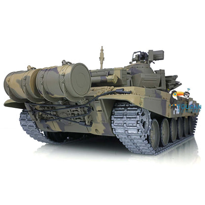 2.4G Henglong 1/16 7.0 Upgraded Metal Ver Russia T90 3938 RTR RC Tank Model BB IR 340 Degree Turret Smoke Metal Drive Idler Wheels