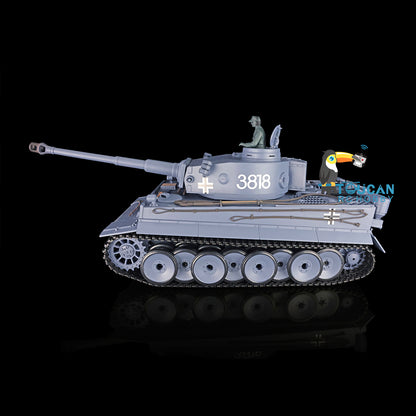 2.4Ghz Henglong 1/16 7.0 Plastic German Tiger I 3818/German Panther V 3819 RTR RC Tank 360 Degree Turret Rotation Infrared Combating System