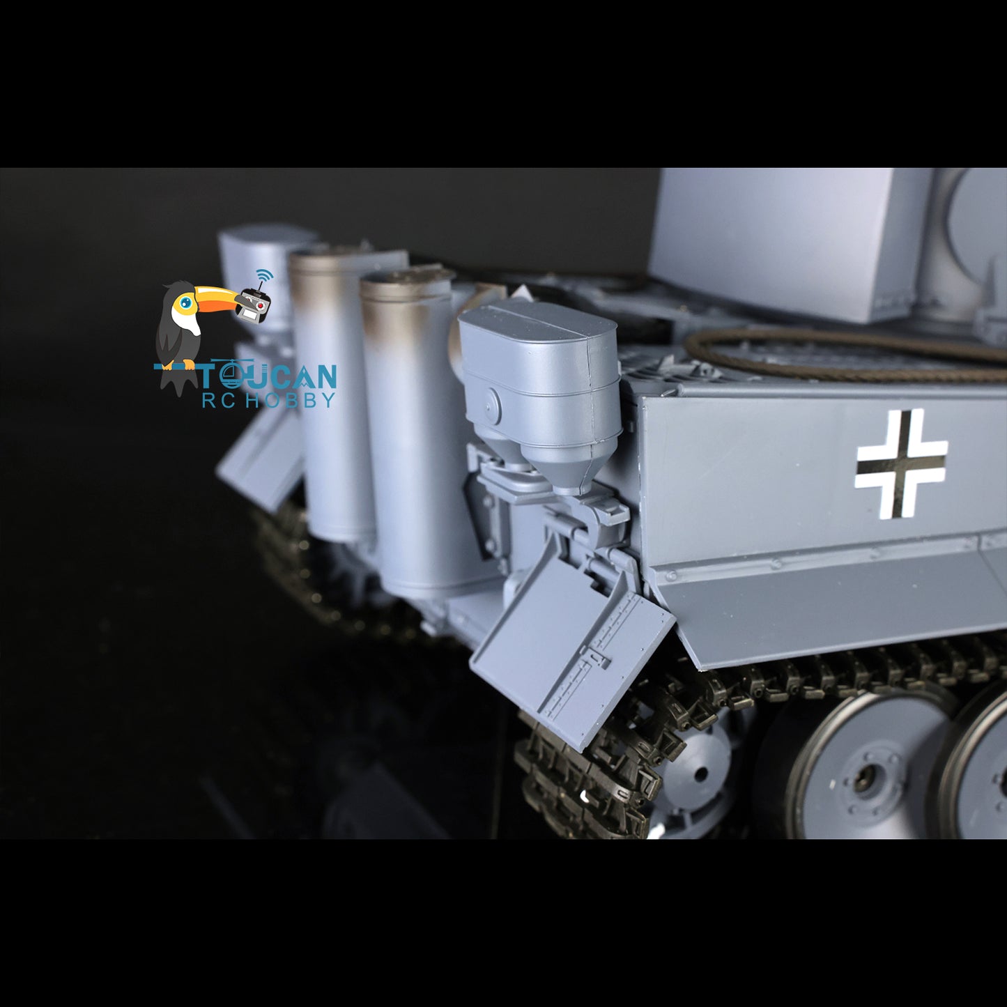 Henglong 1/16 7.0 Plastic Tiger I RTR RC Tank Radio Control Military Vehicle 3818 W Infrared Combating System