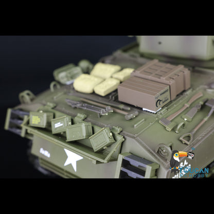 7.0 Henglong 1/16 Plastic RC Tank 3898 M4A3 Sherman Barrel Recoil Lifting Idle Smoke 360 Degree Turret Infrared Combat System BB Shooting Vehicle