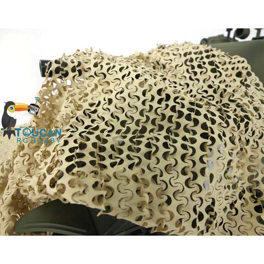 US Stock Plastic Camouflage Net for Henglong 1/16 RC Tank 3918 3909 3938 3838 3818 Pershing M26 T34 T90 Military Battle Vehicle DIY Accessories