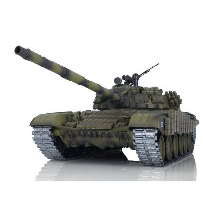 7.0 Henglong 1/16 Scale T72 3939 RTR RC Tank Armored Vehicle Model BB IR Smoke 360 Degree Turret Metal Tracks Drive Idler Wheels