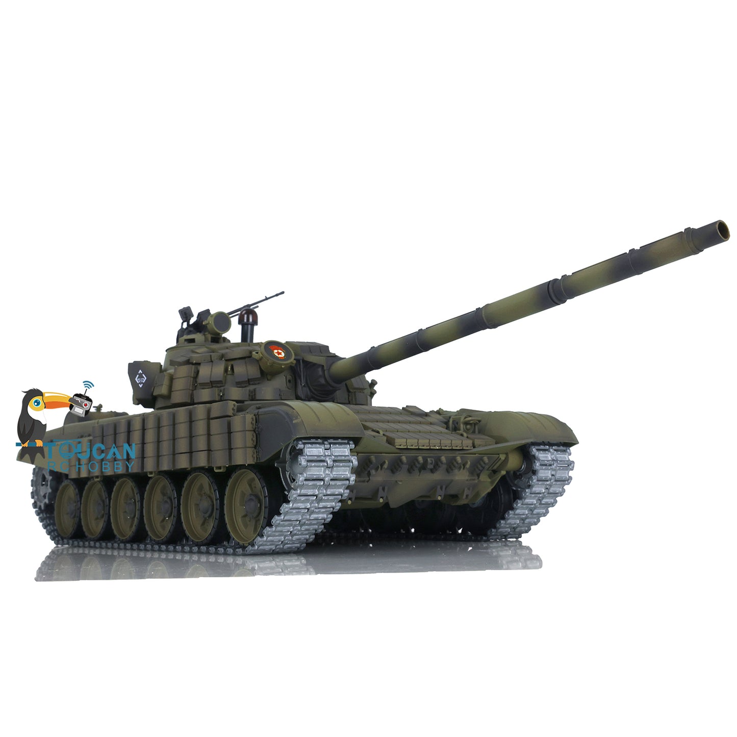 Henglong 1/16 TK7.0 Promotion Metal Russian T72 3939 RTR RC Tank with Armor FPV 360 Degrees Turret BB IR Smoke Metal Sprockets Wheels Tracks Steel Gearbox