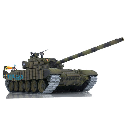 Henglong 1/16 TK7.0 Promotion Metal Russian T72 3939 RTR RC Tank with Armor FPV 360 Degrees Turret BB IR Smoke Metal Sprockets Wheels Tracks Steel Gearbox