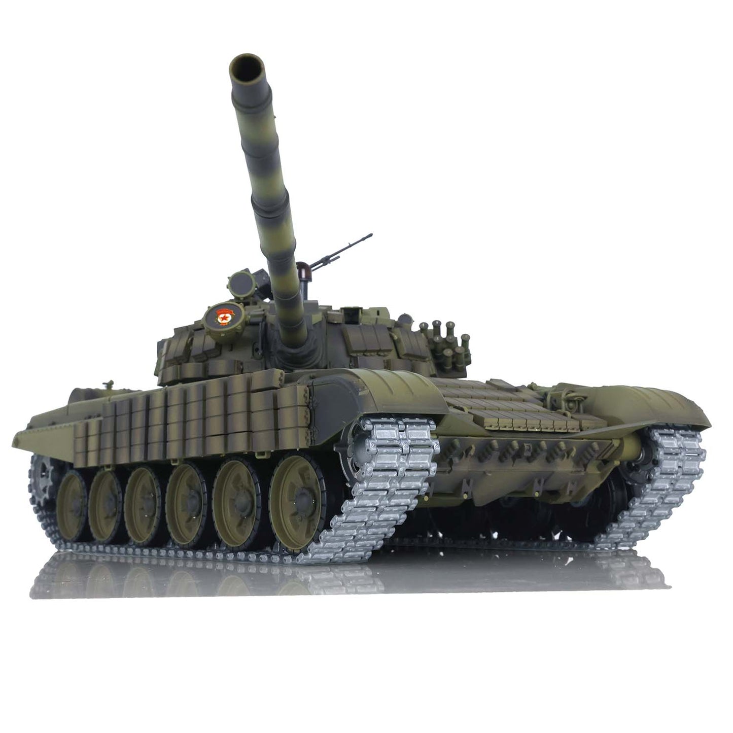 TK7.0 Heng Long 1/16 Scale 3939 T72 RC Tank BB IR Smoke Armor Set Sound Light Metal Drive Idler Wheels Gearbox