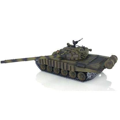 TK7.0 Heng Long 1/16 Scale 3939 T72 RC Tank BB IR Smoke Armor Set Sound Light Metal Drive Idler Wheels Gearbox