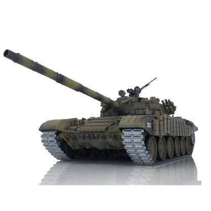 7.0 Henglong 1/16 Scale T72 3939 RTR RC Tank Armored Vehicle Model BB IR Smoke 360 Degree Turret Metal Tracks Drive Idler Wheels