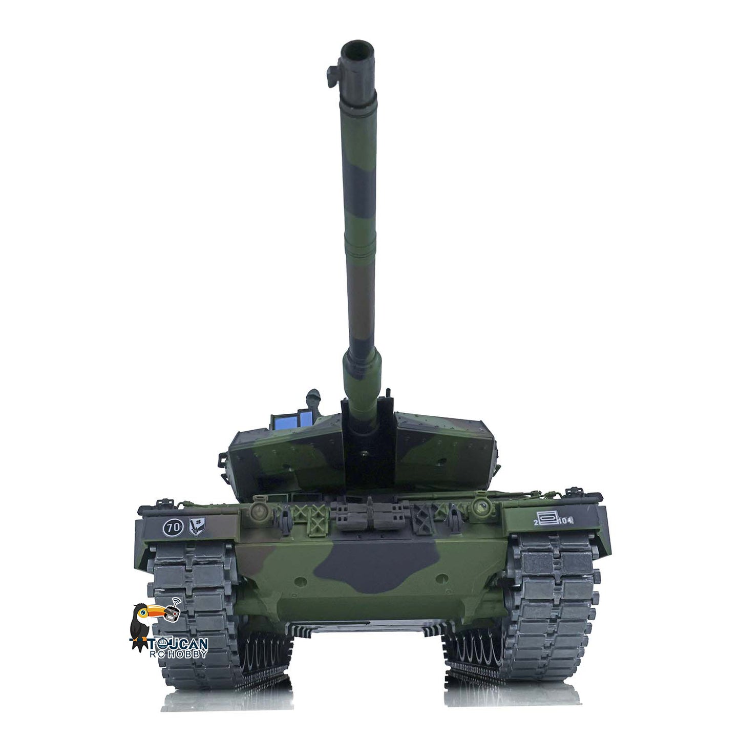 Henglong 1/16 Scale 7.0 Leopard2A6 RTR RC Tank 3889 W/ 360 Degree Turret Metal Tracks Ready to Run Radio Control Vehicle