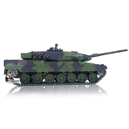 Henglong 2.4G 1/16 7.0 German King Tiger 3888A/German Leopard2A6 3889 RC Tank Metal Track Barrel Recoil Infrared Combating System