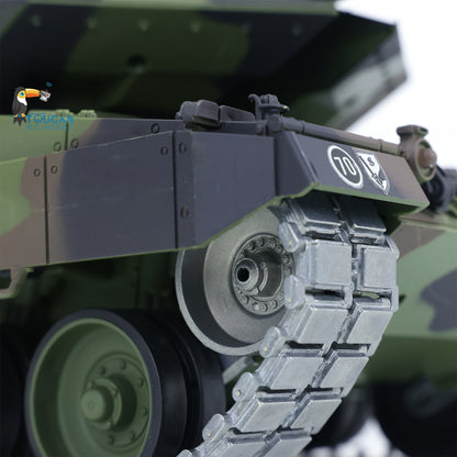 Henglong 2.4G 1/16 7.0 German King Tiger 3888A/German Leopard2A6 3889 RC Tank Metal Track Barrel Recoil Infrared Combating System