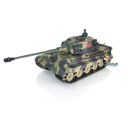 Henglong 1/16 TK7.0 Plastic German King Tiger Henschel 3888A RTR RC Tank with Barrel Recoil Infrared Combat BB Smoke Unit Sound Light