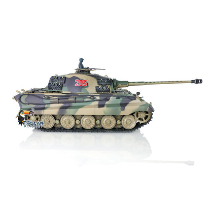 Henglong 1/16 TK7.0 Plastic German King Tiger Henschel 3888A RTR RC Tank with Barrel Recoil Infrared Combat BB Smoke Unit Sound Light